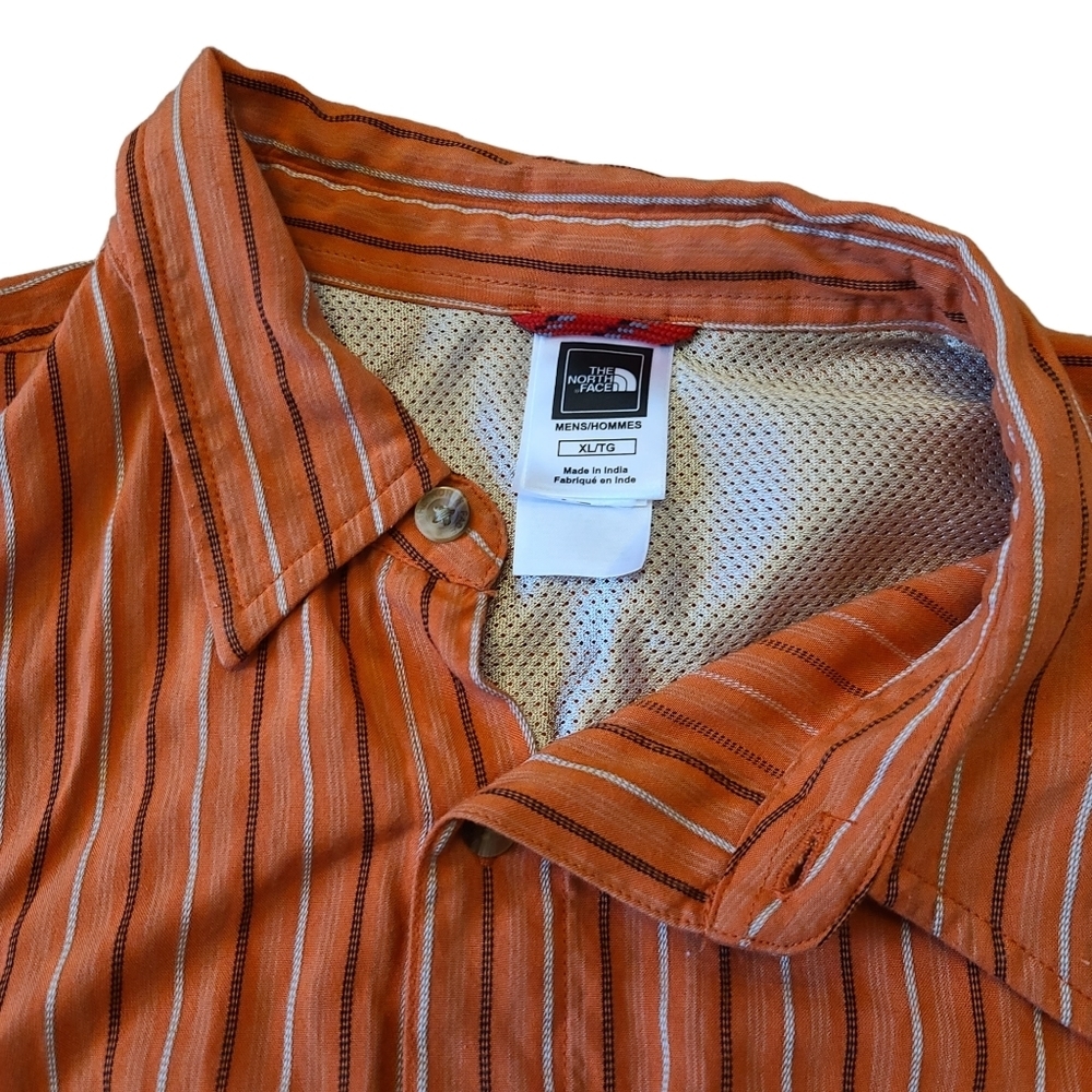 The North face Men's Long Sleeve Button Down Vented Hiking Shirt Size XL - Picture 3 of 7